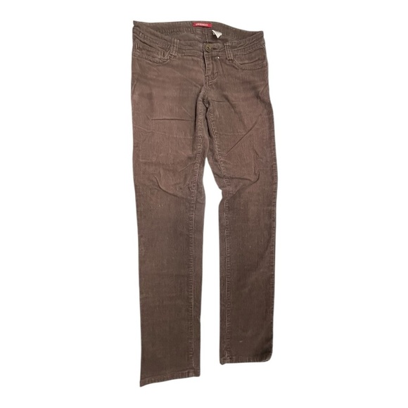 UNIONBAY Casual Brown Corduroy Jeans Size: 5 - Picture 2 of 5